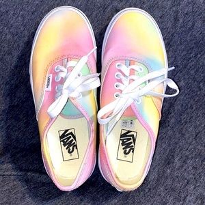 🎃2/$30 Tie-Dye Vans kids size 2 *like new*